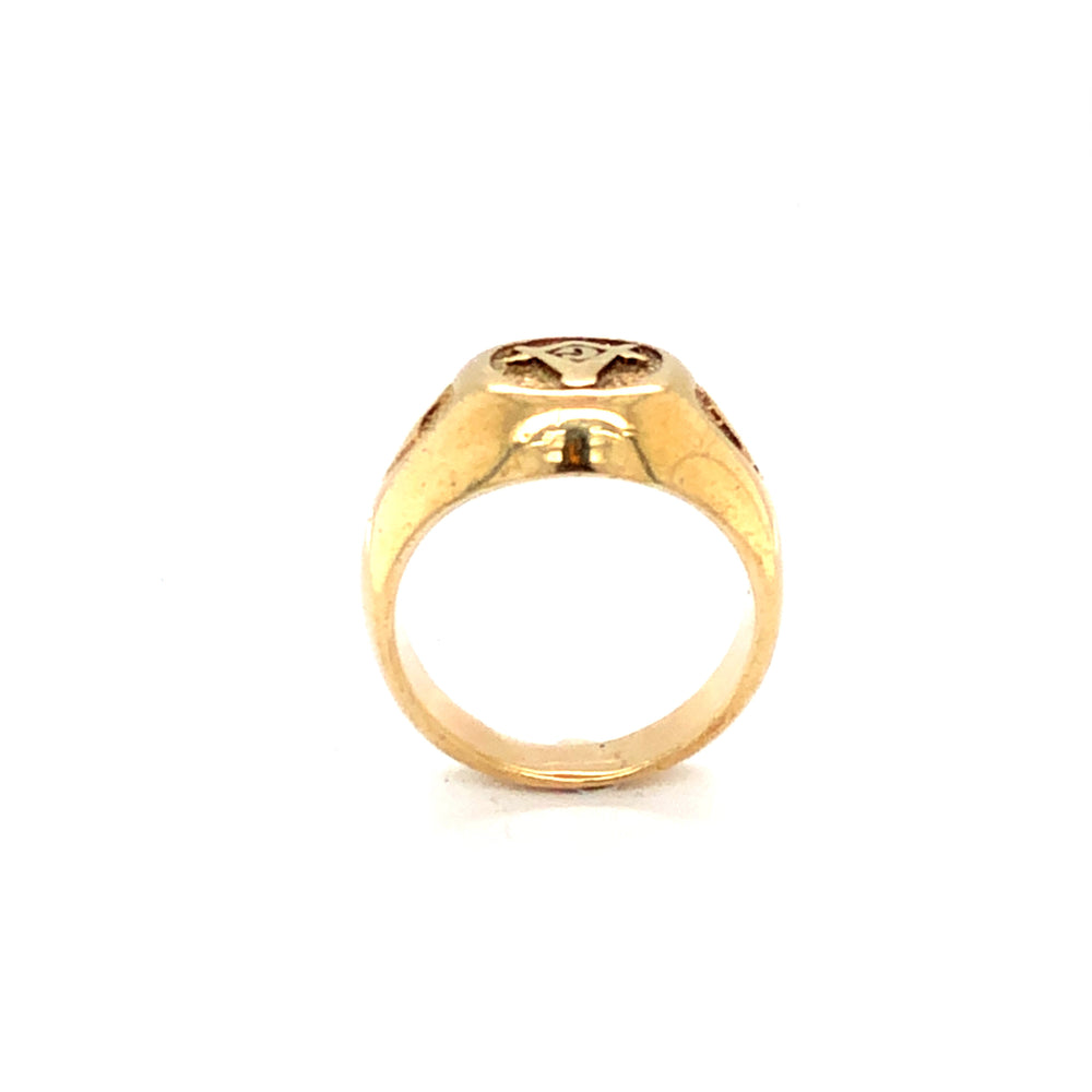 
                  
                    Men’s Yellow Gold Freemasons Ring
                  
                