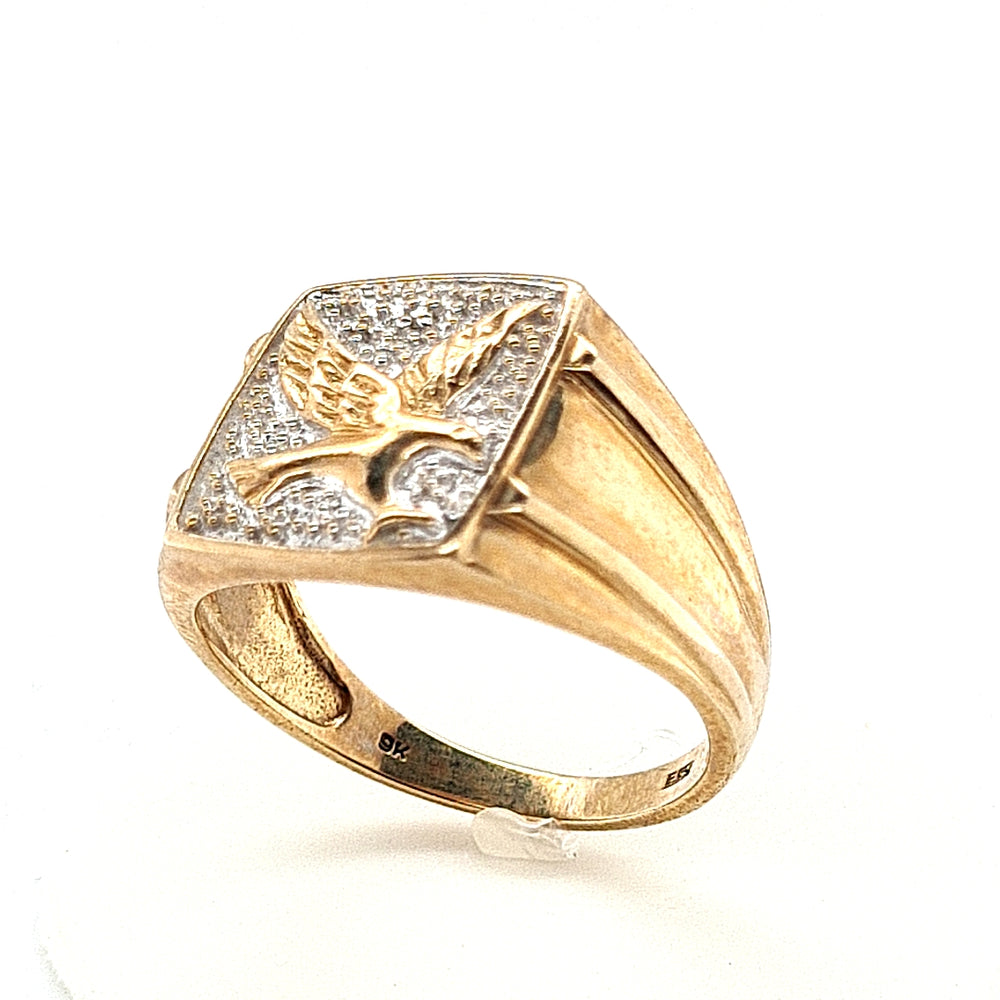 
                  
                    Men’s Yellow Gold Eagle Ring
                  
                