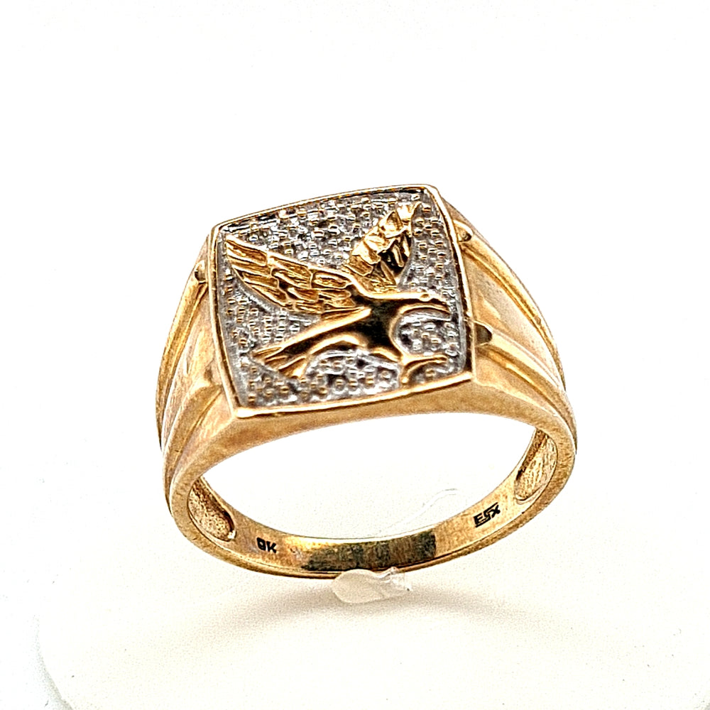 
                  
                    Men’s Yellow Gold Eagle Ring
                  
                