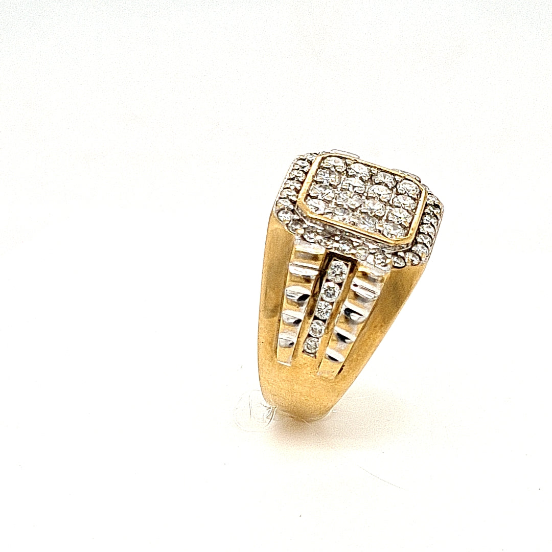 
                  
                    Men’s Yellow Gold Diamond Ring
                  
                