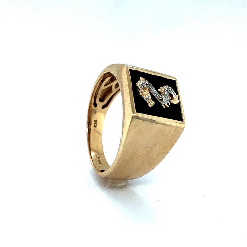 
                  
                    Men’s Yellow Gold Dragon Ring
                  
                